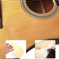 Transparent Acoustic Guitar Pickguard Droplets Non-Glue Self-Adhesive Pick Guard for 40/41 Inches Guitar Universal Guitar Bass Accessories