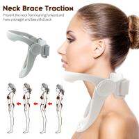 Adjustable Posture Corrector Neck Tractor Cervical Vertebra Neck Braces Supports Traction Device for Pain Relief