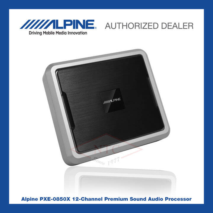 ALPINE Car Audio PXE0850X DSP 12 Channel Premium Sound Audio Processor