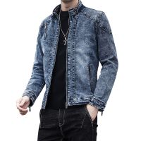 Casual Jeans Denim Jackets Oversized Blue Jacket For MenS 2022 Spring Autumn Pocket Fashion Outwear Design