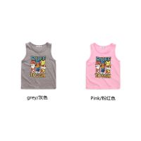 **Ready Stock** Paw Patrol Cartoon 8 Colors Sleeveless Cotton Kids Singlet Baby Tank Top 90-140cm