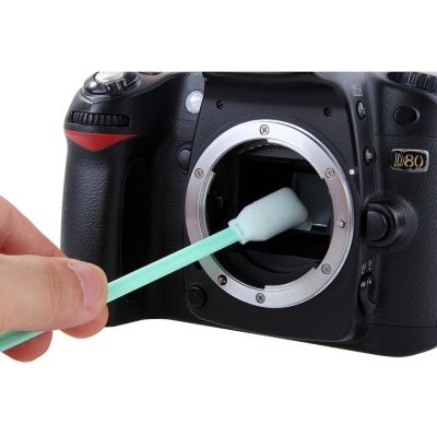 ชุดทำความสะอาดกล้องใยไมโครไฟเบอร์เซ็นเซอร์ CCD CMOS พร้อมตัวทำละลายทำความสะอาดสำหรับ Canon Nikon Sony อุปกรณ์เสริม DSLR