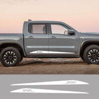 For Nissan Frontier NP300 Pickup Door Side Stripes Stickers Truck Body Vinyl Custom Decor Cover Car Decals Auto Essories