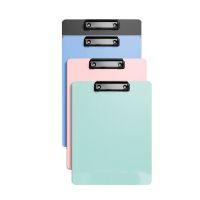 4 Pack Plastic Clipboards Multiple Color Clip Board with Metal Clip, for Doctor, Nurse, Teacher, Student