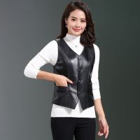 ✳❇❈ Woman Faux Leather Vests Female Motorcycle Biker Pu Jackets Ladies All Match Waistcoat G169