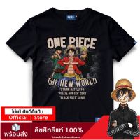 เสื้อยืดผ้าฝ้าย【ONEPIECE-STORE】เสื้อวันพีช ลายลิขสิทธิ์แท้  เสื้อยืดลายการ์ตูน  one piece DOP-1029-BK