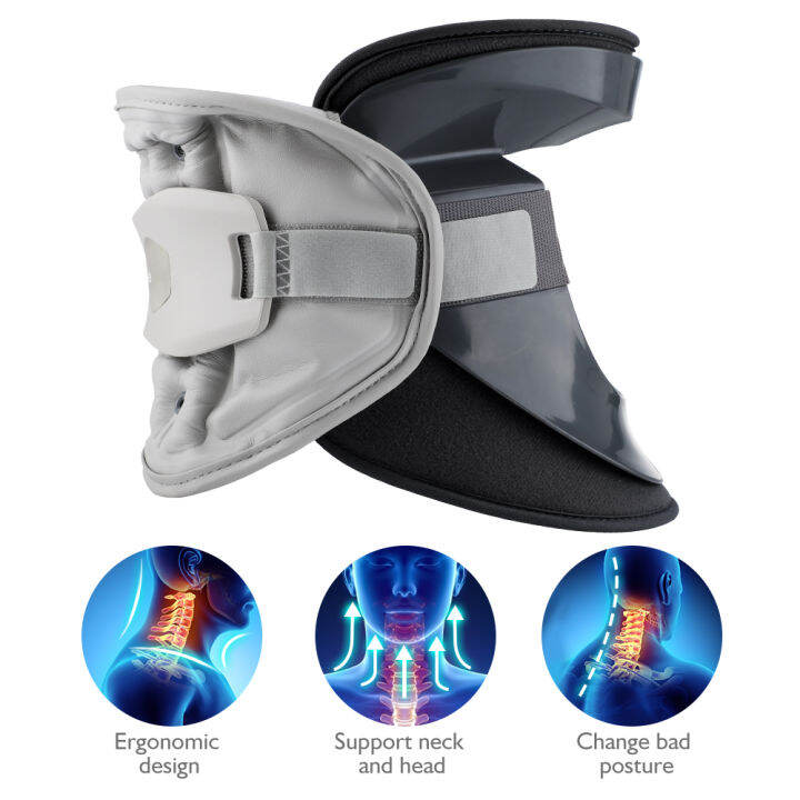 neck-cervical-traction-device-collar-brace-stretcher-protector-orthosis-inflatable-vertebra-spine-fixation-posture-corrector