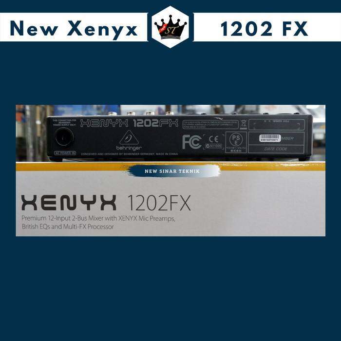 MIXER BEHRINGER XENYX 1202FX 12 INPUTS AUTHORIZED DEALER Lazada