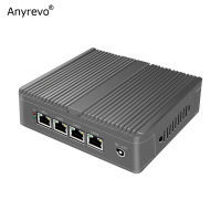 2021ใหม่ล่าสุด Fanless Soft Router Intel Celeron J1900 N3520 N3530 N3540 Quad Core Mini PC VGA HDMI 4 Intel Gigabit LAN สำหรับ Pfsense Firewall Router