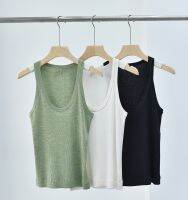 【HOT】♂ Naizaiga SUPERFINE merino wool silk blending O-neck spring summer green white black T-shirt vest sleeveless PZ82