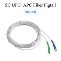 สายใยแก้วนำแสงเอสซี UPC APC สายออปติคอล2แกนในร่มแบบ Single-Mode Simplex สายสายแพทช์3M/10M/20M/30M/40M/50M/60M/70M/80M/90M/100M/120M/150M/200M/300M