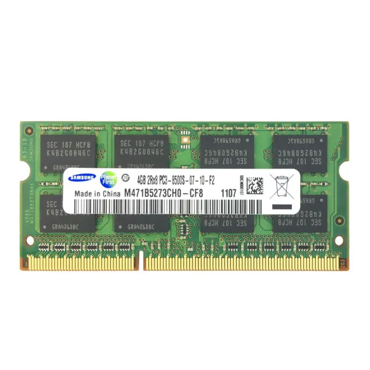 Original DDR3 4GB 1066Mhz PC3-8500สำหรับแล็ปท็อป RAM หน่วยความจำ204pin ...