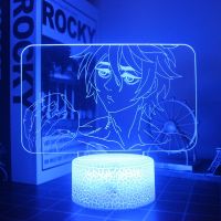 ﹍✉♙  Terminal anime peripheral night light 3 d stereo hand Adam office furnishing articles remote control 16 bedroom