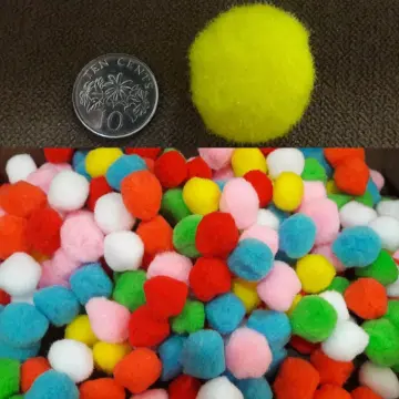 Traditional Rainbow - 2.5 cm Felt Pom Pom Balls