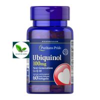 NEW Puritans Pride Ubiquinol 100 mg / 60 Rapid Release Softgels