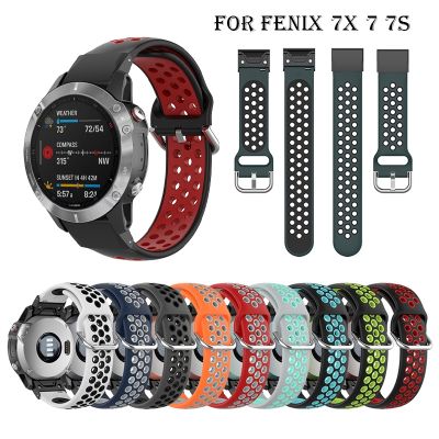 ☃✇✈ 26 22MM Silicone Quick Release Watchband Strap For Garmin Fenix 7X 7 6 6X Pro 5 5X Plus 3 3HR Watch Easyfit Wrist Band Bracelet