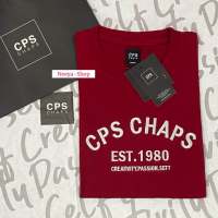 ?New?เสื้อยืดแขนสั้นชาย/หญิง งานปักนูน-งานป้าย CPS 1980 NO.55 ( S M L XL ) ผ้า Cotton100% แพทเทิร์นทรงตรง