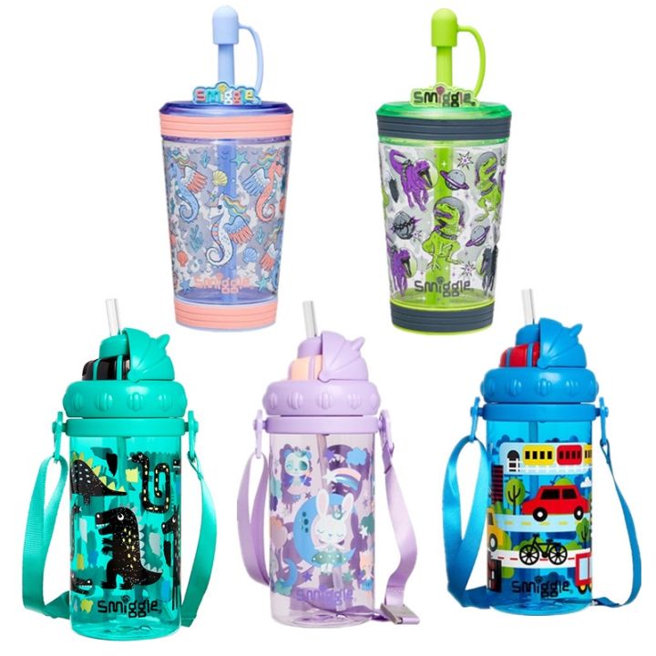 Smiggle Topsy Teeny Tiny Drink Bottle With Strap 400Ml Oomph No Spill ...