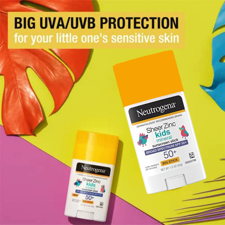 neutrogena-ครีมกันแดดมิเนอรัลเชียร์ซิงค์ออกไซด์สำหรับเด็ก-broad-spectrum-spf-50-amp-uva-uvb-ราคา-690-บาท