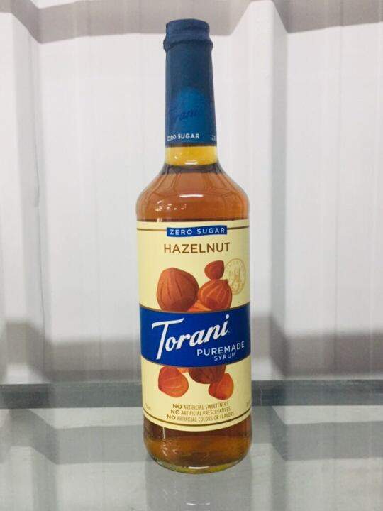 Torani Zero Sugar Hazelnut Coffee Syrup 750ml Lazada PH