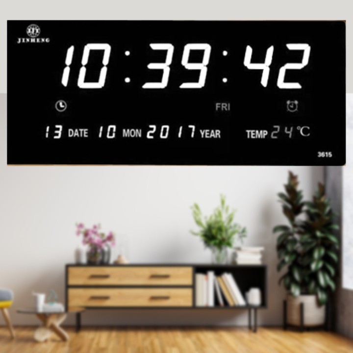 jinheng-นาฬิกาดิจิตอล-led-jh-3615-แขวนติดผนัง-number-clockติดผนังขนาด-36x15x3cm-พร้อมหัวชาทและusb