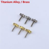 HR-【Made in Japan】Titanium Alloy (TC4) / Brass Vintage Guitar Bridge Saddle