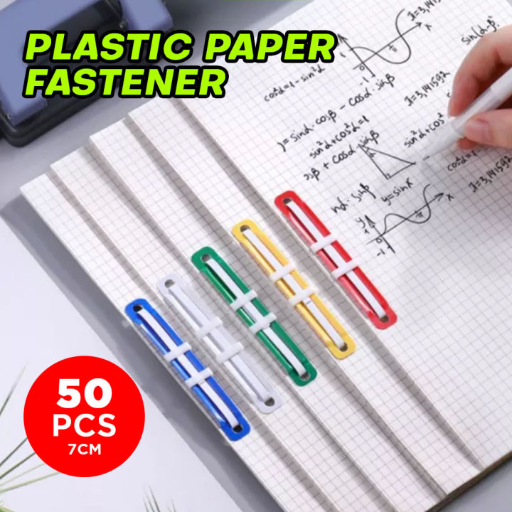 Joy Plastic Paper Fastener 50 pcs per box Long 7085 8 1/2” & 5507 7cm ...