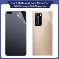 [spot goods] 2in1 MatteFilm สำหรับ HUAWEI P20 P30 P40 P50 Lite Pro9กลับตัวป้องกันหน้าจอฟิล์ม For9X 10ILite 50 Pro