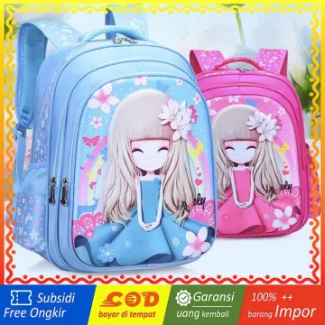 Jual Alika Bag - Tas Ransel Mini Wanita Gambar Bunga Kasual Tas