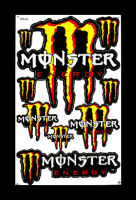 Monster (เหลือง)สติ๊กเกอร์ขายดีสติ๊กเกอร์แต่งรถมอเตอร์ไซค์ บิ๊กไบค์ ATV หมวกกันน็อค รถยนต์ สติ๊กเกอร์เคลือบเงาคุณภาพดี