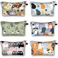 【CW】▤㍿  Cartoon Print Shopping Clutch Storage Makeup Neceser