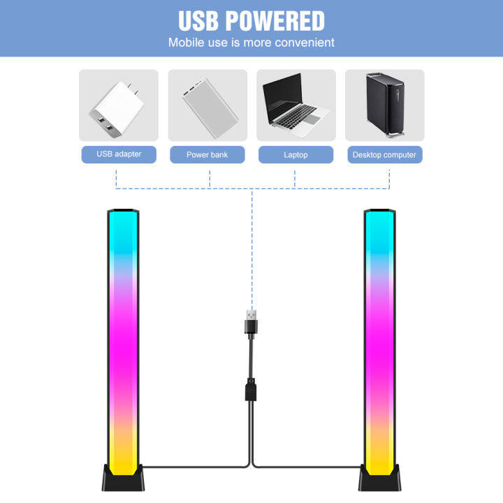 led-รถกระบะแสง-usb-บรรยากาศโคมไฟ-app-ควบคุมเพลงจังหวะหลอดไฟ-rgb-5โวลต์โคมไฟวันหยุดแถบไฟกลางคืนสำหรับงานแต่งงาน