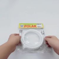 ( Promotion+++) คุ้มที่สุด POLAR สายฝักบัว สายชำระ ฝักบัว ชำระ ใยแก้ว 2 ชั้น พลาสติก สีขาวมุก ความยาว 1.2 1.5 เมตร ราคาดี ก็ อก น้ำ ก็ อก น้ำ อัตโนมัติ ก็ อก อ่าง ล้าง จาน ก็ อก น้ำ อ่าง ล้าง จาน