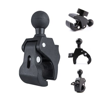 Motorcycle Bicycle Handlebar Rail Mount Clamp With 1 Inch Ball Mount For Gopro Action Camera For Mount Handlebar Clamp Clip