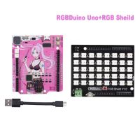 【▼Hot Sales▼】 fuchijin77 Rgbduino V1.1/V1.2 Demooard Rgb Sheild ชิป Atmega328p แผง Led Ch340c Vs Arduino Uno R3สำหรับ Mega 2560ราสเบอร์รี่ Pi 4/Pi3