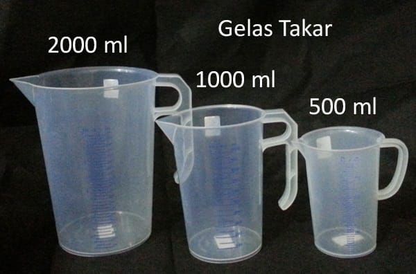 Gelas Takar Plastik 500ml1000ml Lazada Indonesia 8374