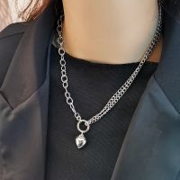 【JH】 Choker Korean version of the popular net red necklace female trendy fairy simple chic retro student short clavicle chain