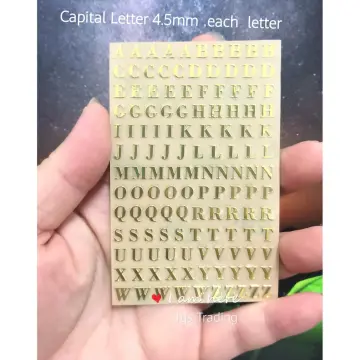 Shop Alphabet Sticker Gold online - Jan 2024