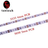 【hot】▧▧ Addressable DC5V WS2812B 3535 5050 led pixel strip 1m 2m 5m 60LEDs/m 4mm 5mm Not waterproof 60pixels/M as SK6812