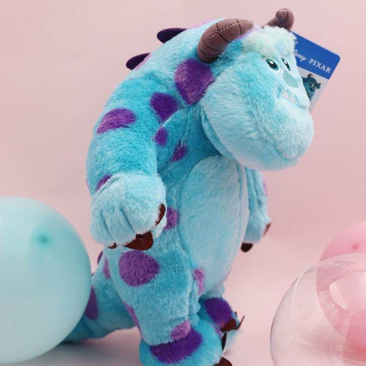 sulley-ตุ๊กตาสัตว์ยัดนุ่นรูปมอนสเตอร์ขนาด23-32ซม-ของเล่นตุ๊กตาผ้าน่ารักน่ารักหมอนอิงของขวัญสำหรับแฟนสาววันเกิด