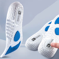 New Shock Absorption Insoles Sport Breathable Deodorant Shoes Pads Running Orthopedic Care Cushion Insole Memory Foam EVA Sole