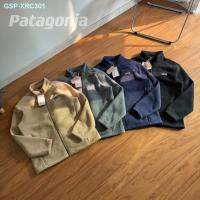 Patagonia PATA P-6ปกเสื้อขนแกะนิ่ม JKT โลโก้ซิปแจ็คเก็ตกลางแจ้ง