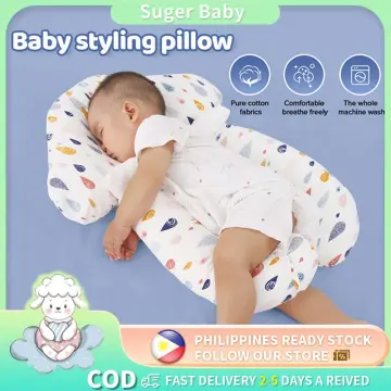 Newborn Baby Pillow Prevent Flat Head Nursing Shaping Memory Cotton Filler  Sleep Positioner