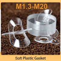 PVC Washer M1.3 M1.4 M2 M2.5 M3 M4 M5 M6 M8 M10 M12 M20 Soft Hard Plastic Gasket Transparent Insulation Flat Paded Screws WASHER Nails  Screws Fastene