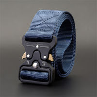 115-135CM Brand Canvas Belt Tactical Designer Men Belts Metal Buckle Long Nylon Multi-function Quick-drying Sports Accessories