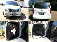 เลนส์กระจกมองข้าง สำหรับ HYUNDAI H1 ปี08-18 (ฮุนได เอชวัน) ด้านซ้าย กระจกไม่หลอกตา