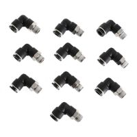 10Pcs 1/4" Tube OD X 1/8" NPT Thread US-Made NPT Pneumatic Tube Fitting 999Kpa For PU/ PA/ PE Pipe Tube Hose Pipe Fittings Accessories