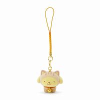 พวงกุญแจกระดิ่งแมว ลาย Pompompurin pn / Pompompurin