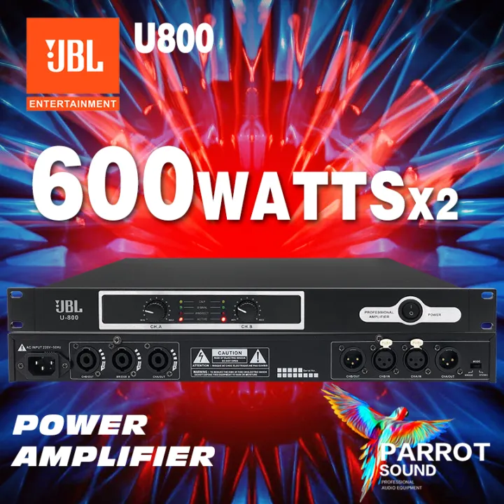 JBL Amplifier U800 Two 2 Channel Professional Digital Power Amplifier