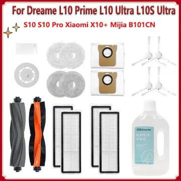 Dreame Bot L10s Pro Ultra Robot Vacuum Cleaner Original Accessories Parts,  Main Brush/Side Brush/Cover/Filter/Detergent/Rag